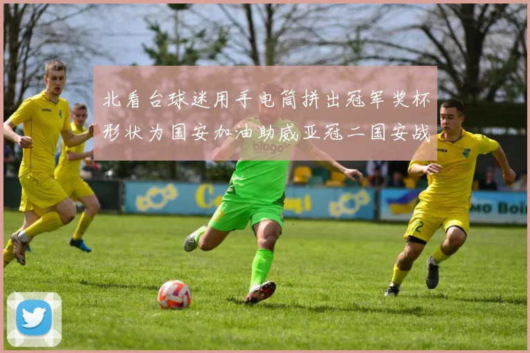 北看台球迷用手电筒拼出冠军奖杯形状为国安加油助威亚冠二国安战麦克阿瑟