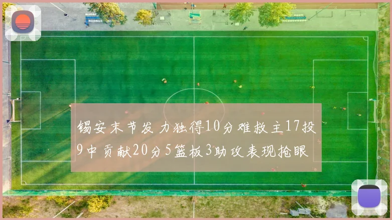 锡安末节发力独得10分难救主17投9中贡献20分5篮板3助攻表现抢眼